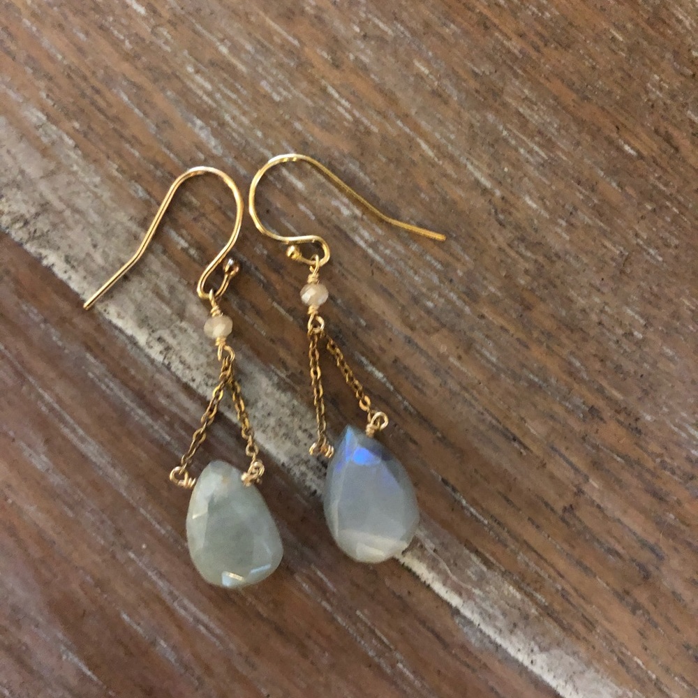 Avindy Gemstone Drop Earrings